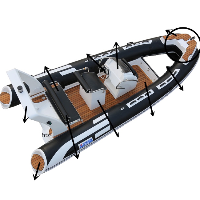 16ft (4.80m) Hypalon Malzemeli - Fishing Boat Fiberglass incelemesi ve fiyatı