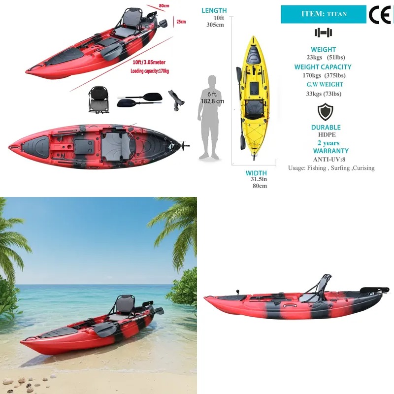 10ft Tek Kişilik Elektrikli Mo - Fishing Boat Seat incelemesi ve fiyatı