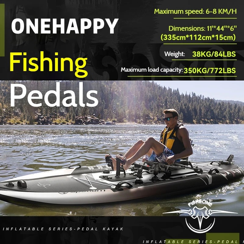 11ft 2'si 1 Arada Pedal Sürüşl - Fishing Boat Paddle incelemesi ve fiyatı